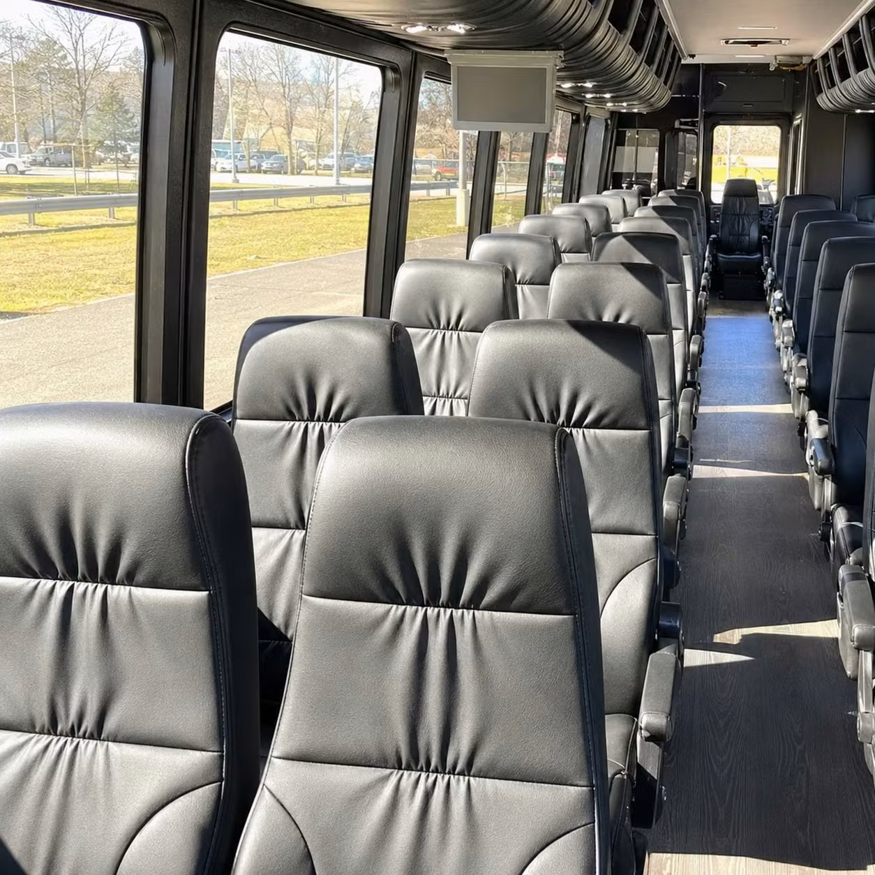 25 passenger minibus inside