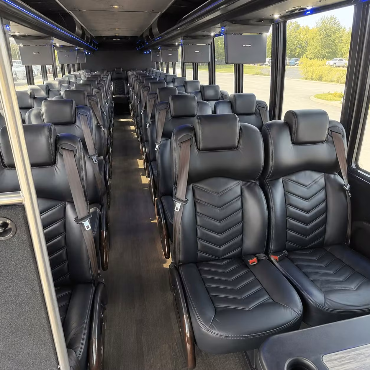 30 passenger minibus inside