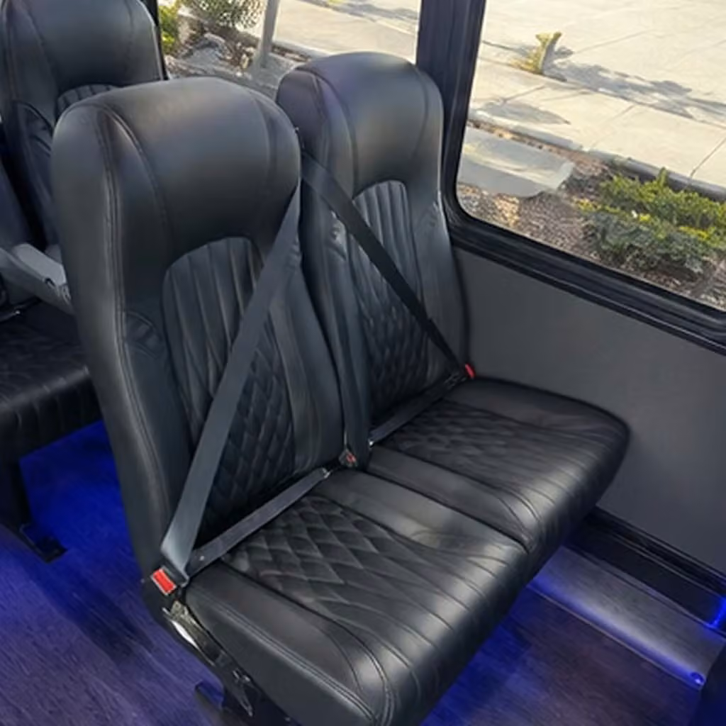 30 passenger minibus interior