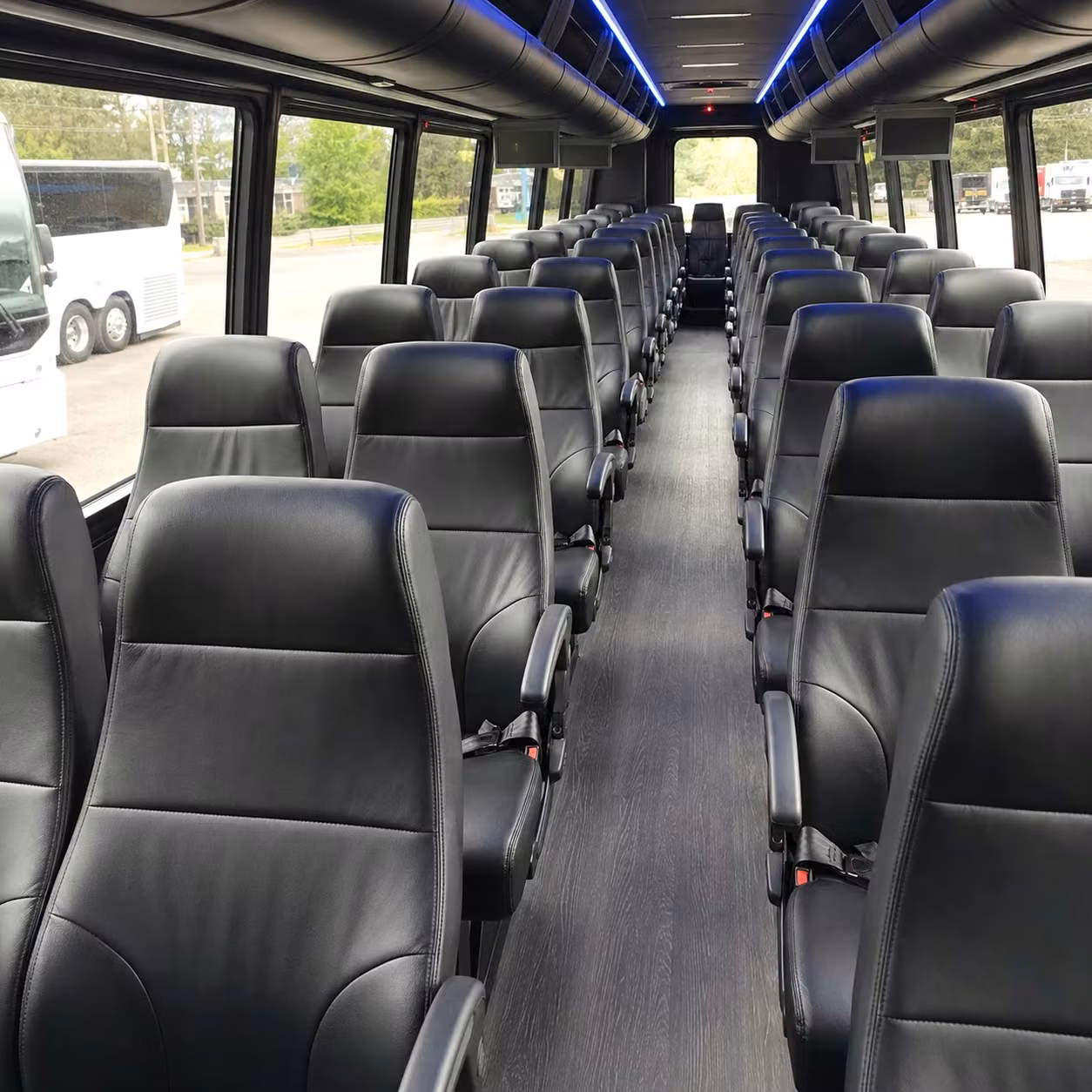 35 passenger minibus inside