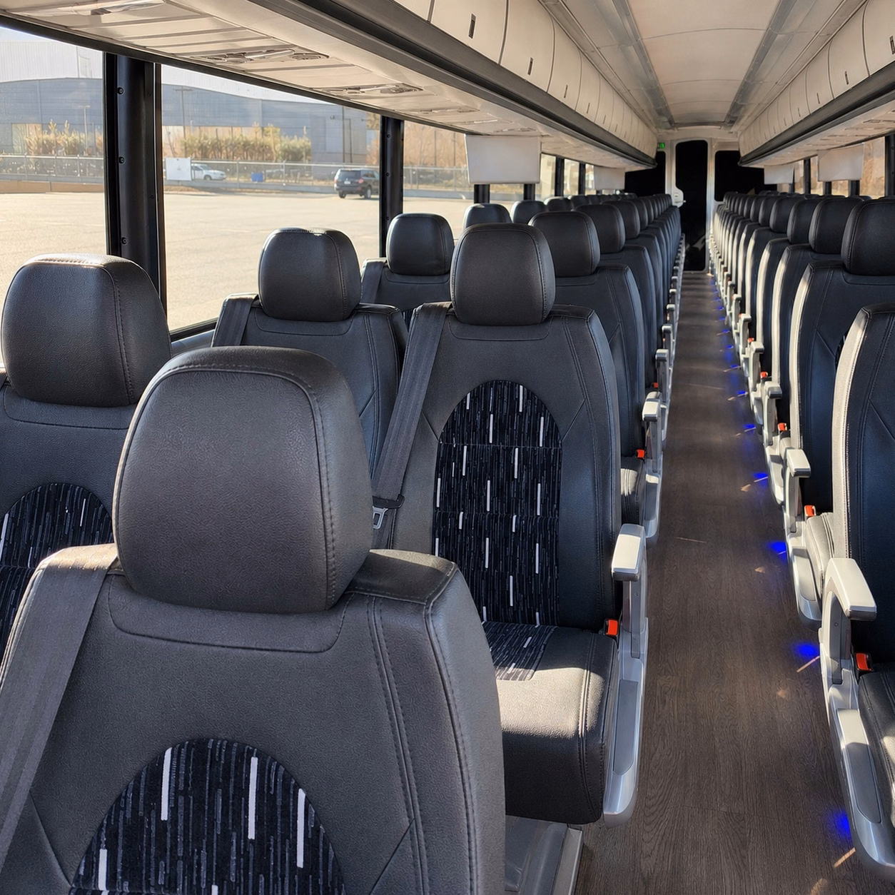long distance government and military charter bus rentals from san rafael